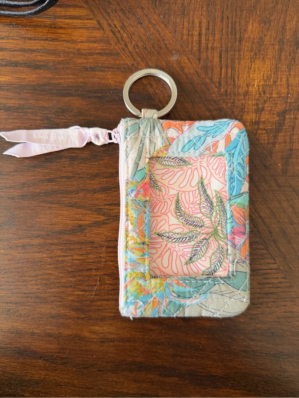 Vera Bradley ID Holder Key Chain